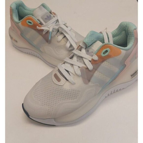 Adidas Size 6.5 ZX Alkyne W Marathon Running Shoes Sneakers FX6369 White Pastels - Picture 5 of 9